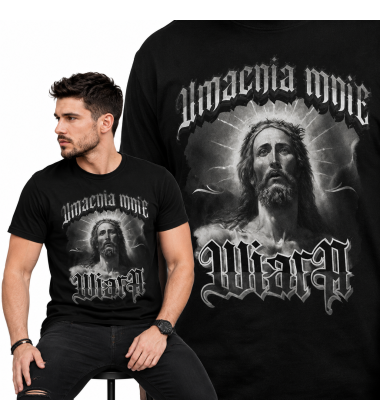 Koszulka Chrześcijańska Umacnia mnie Wiara